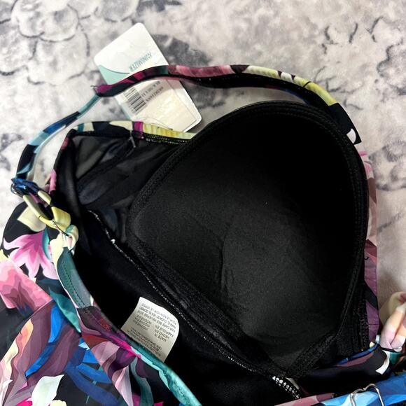 Swim Solutions One Piece Swimsuit Sz 20W - Picture 6 of 6